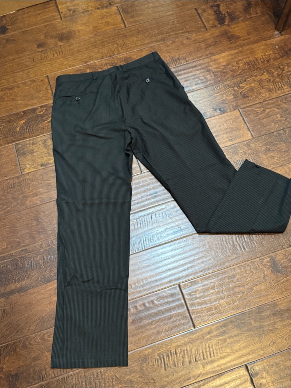 Dockers Men's Black Pinstripe Dress Pants size 32/30